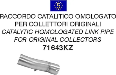 Produktbild von ARROW Katalysatoranschluss genehmigt für Yamaha XJR 1300