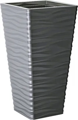 Image de Couvercle pour pot SAHARA SLIM plastique mat 29x29x56cm