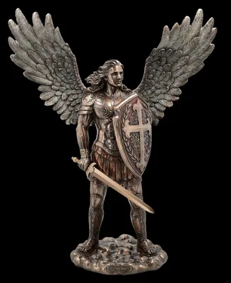 Produktbild von XXL Statue - Erzengel Michael in epischer Pose by Veronese - H 73,5 cm