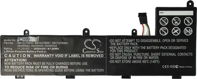 Produktbild von vhbw Akku Ersatz für Lenovo 00HW044, 00HW043, 00HW042, SB10J78991, SB10J78990, SB10J78992 für Notebook (3650 mAh, 11,25 V, Li-Polymer)