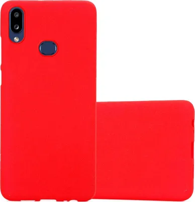 Immagine prodotto di Cadorabo custodia protettiva per Samsung Galaxy A10s / M01s custodia in rosso telefono cellulare TPU Etui Cover Case