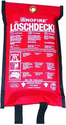 Produktbild von NOFIRE Löschdecke NO 120x120 POLY 1C im Polybag