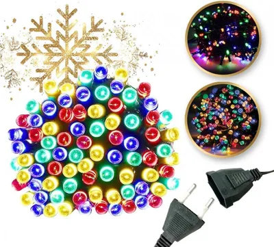 Image de Chaînes lumineuses LED multicolores 100 pcs LAMP01MULTI