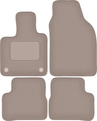 Produktbild von Beige Veloursmatten für: Fiat E-500 / 500 Electric Fließheck (2020-)