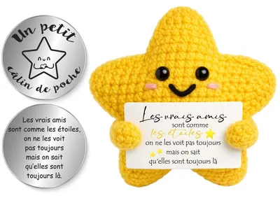 Produktbild von Elzusha – Kreative Strickfigur aus Wolle, Glücksbringer