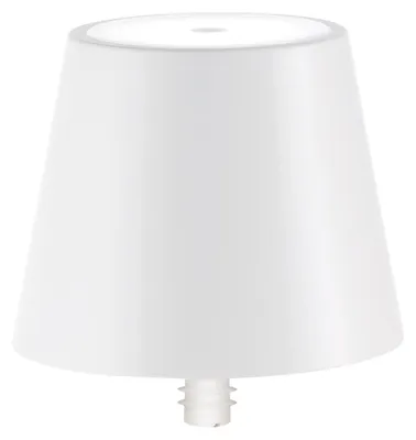 Immagine prodotto di Lampada a led Poldina STOPPER di Zafferano ricaricabile e portatile colore Bianco con batteria fino a 12 ore