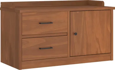 Image de Banc de couloir SANDNES 87x40x50 cm bois de pin massif