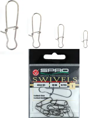 Produktbild von Spro Fast Lock Snap - 10 Einhänger, Größe/Tragkraft:Gr. 2 / 30kg