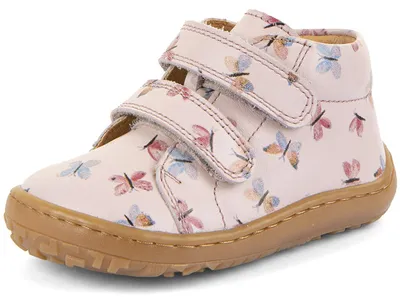 Produktbild von Froddo Barefoot First Step Mädchen Barfußschuhe mit Schmetterlingen Rosa (Pink+), G2130369-15 - Gr. 23