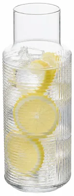 Produktbild von Secret de Gourmet Servierkanne / Wasserkaraffe - transparentes Glas - 1200 ml - D9 x H25 cm