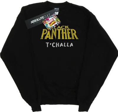 Produktbild von Marvel - "AKA T'Challa" Sweatshirt für Herren BI49166 (S) (Schwarz)