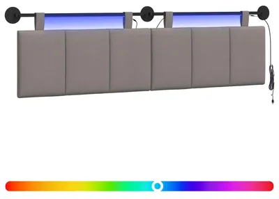 Produktbild von Hängendes Kopfteil Mit LED Licht Taupe Stoff