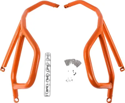 Productafbeelding van Motorfiets, bovenste valbeugel, motorbescherming, versteviging van het frame, oranje