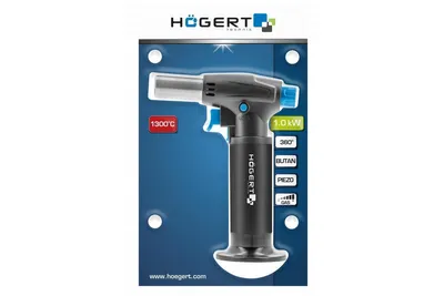Image de HT2C509 Högert Technik HT2C509 briquet rechargeable brûleur à gaz
