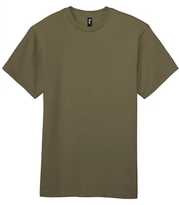 Produktbild von Gildan H000 | Herren Hammer Adult T-Shirt - Farbe: Olive - Größe: 3XL