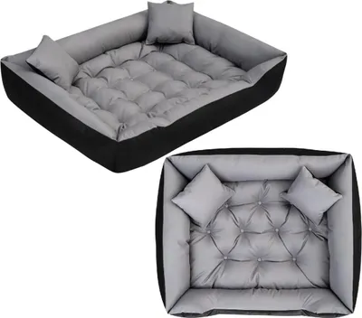 Zdjęcie produktu dla Legowisko dla psa kojec ECCO 145x115 cm wodoodporne szare