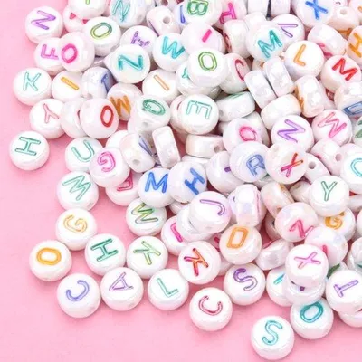 Produktbild von Bunte Alphabetperlen ca. 1000 Stück
