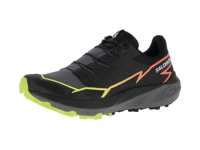 Produktbild von Salomon Thundercross Trailrunningschuhe Black/Quiet Shade/Neon Flame UK 8,5 - EU 42,7