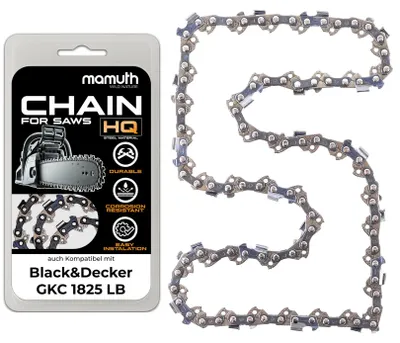 Immagine prodotto di Catena da 25 cm 1,1 mm 3/8"" 40 TG per Black&Decker GKC 1825 LB