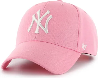 Produktbild von 47 Brand New York Yankees MVP Cap B-MVPSP17WBP-RS, Kappe, Damen, Rosa
