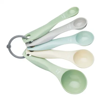 Produktbild von Colourworks Messlöffel aus Kunststoff - 'Classics' Farben (5er Set)