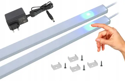 Obrázok produktu pre AQUALED LED Lišta pod skrinku 2x70cm, Studená biela, Nastaviteľná