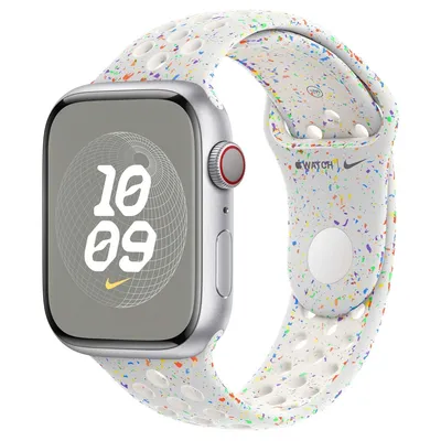 Produktbild von Apple Nike Sport Band Apple Watch 42mm / 44mm / 45mm / 49mm Pure Platinum S/M