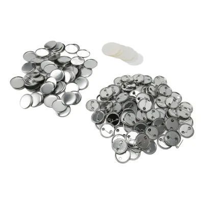 Obrázek produktu pro Blank Button Badge Parts Set, Pin Back Button Parts, Round Badge Button Parts, Button Making Supplies, Button Pin Badge Kit, Badge Blank Button Pins