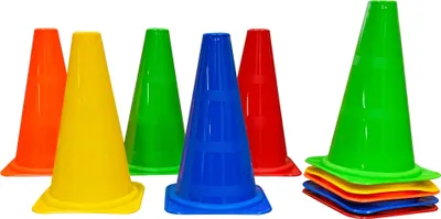 Produktbild von Sport-Thieme Markierungskegel-Set, 14x14x23 cm