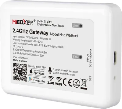 Obrázok produktu pre LED Solution Mi-Light MiBoxer RF WIFI brána WL-BOX2