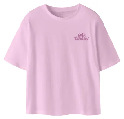 Productafbeelding van NAME IT meisjes top, model Nkffeivaz Ss RLX, kleur Pirouette, maat 116 cm