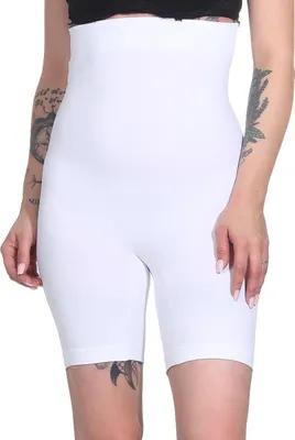 Obrázok produktu pre Dámske bruško s efektom okamžitého tvarovania tvaruje telo bez švov s vysokým pásom; biela/L/XL