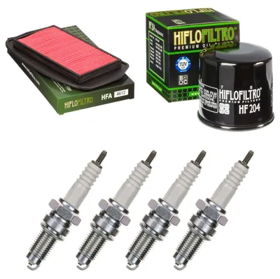 Obrázok produktu pre Servisná sada pre Yamaha FZ6 600 NA ABS 2007–2008: vzduchový filter, olejový filter, zapaľovacie sviečky od pamoto –