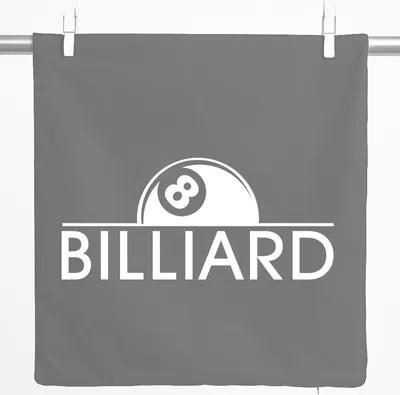 Produktbild von Huuraa Kissenbezug Billard Snooker 40x40cm Steel Grey Baumwolle Dekokissenbezug Geschenkidee