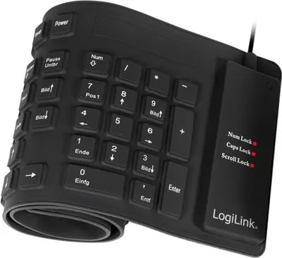 Obrázek produktu pro LogiLink ID0019A, Kabel, USB, QWERTZ, Černá