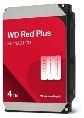 Immagine prodotto di Dysk HDD WD Red Plus WD40EFZZ (4 TB ; 3.5"; 256 MB; 5400 obr/min)