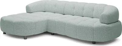 Produktbild von DomoHome ECKSOFA WESPER S - Eckcouch Mit Elektrischer Sitzverstellung, L-förmig, Freistehend, Relaxfunktion, Avangarde Collection, 183x284x79 cm Linke Seite Minze