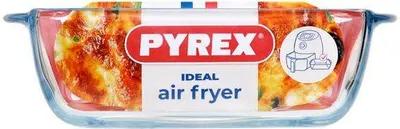 Zdjęcie produktu dla Naczynie żaroodporne PYREX Preware, szklane, 20x17 cm, 1 l, AIR FRYER, szkło borokrzemowe