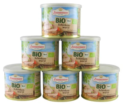 Produktbild von Biolance Schinkenwurst 6er Pack (6 Dosen à 200 g)