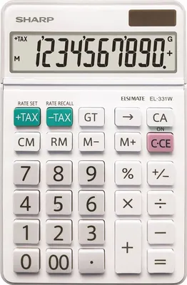 Produktbild von Sharp EL-331W Finanztaschenrechner Weiß