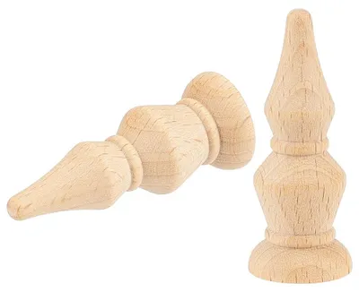 2er-Pack Buchenholz-Abschlüsse 5x2 cm, unbehandelt