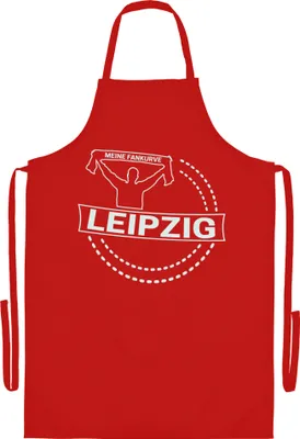 Produktbild von multifanshop Grillschürze - Leipzig - Meine Fankurve, rot, Größe one size