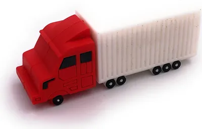Produktbild von Onlineworld2013 Lkw Truck Lastwagen Rot Funny USB Stick 128 GB USB 3.0