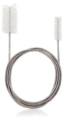 Abflussbürste 2 m, flexibel, Doppelkopf, Nylon/Edelstahl