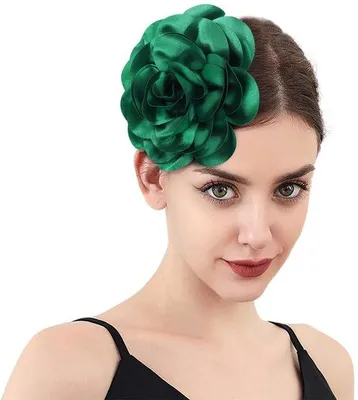 Obrázek produktu pro Vlasové doplňky s květinami, elegantní sponky s růžemi, ženské čelenky na svatby, večírky a focení.