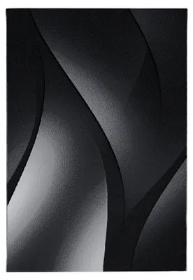 Image de Plus Shadow tapis poils ras rectangle 280x370cm noir