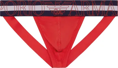 Produktbild von EMPORIO ARMANI Herren Jockstrap Stretch Baumwolle Megalogo