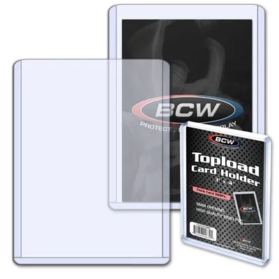 Produktbild von BCW BCW 3 x 4 Inch Topload - Thick Card Holder 360pt