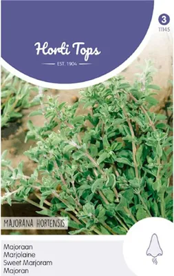 Imagen del producto de Horti Tops: Semillas de mejorana (orégano mayorano) - 1 paquete de semillas