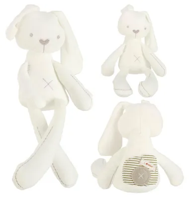 Image de Mascotte de lapin en peluche 49cm